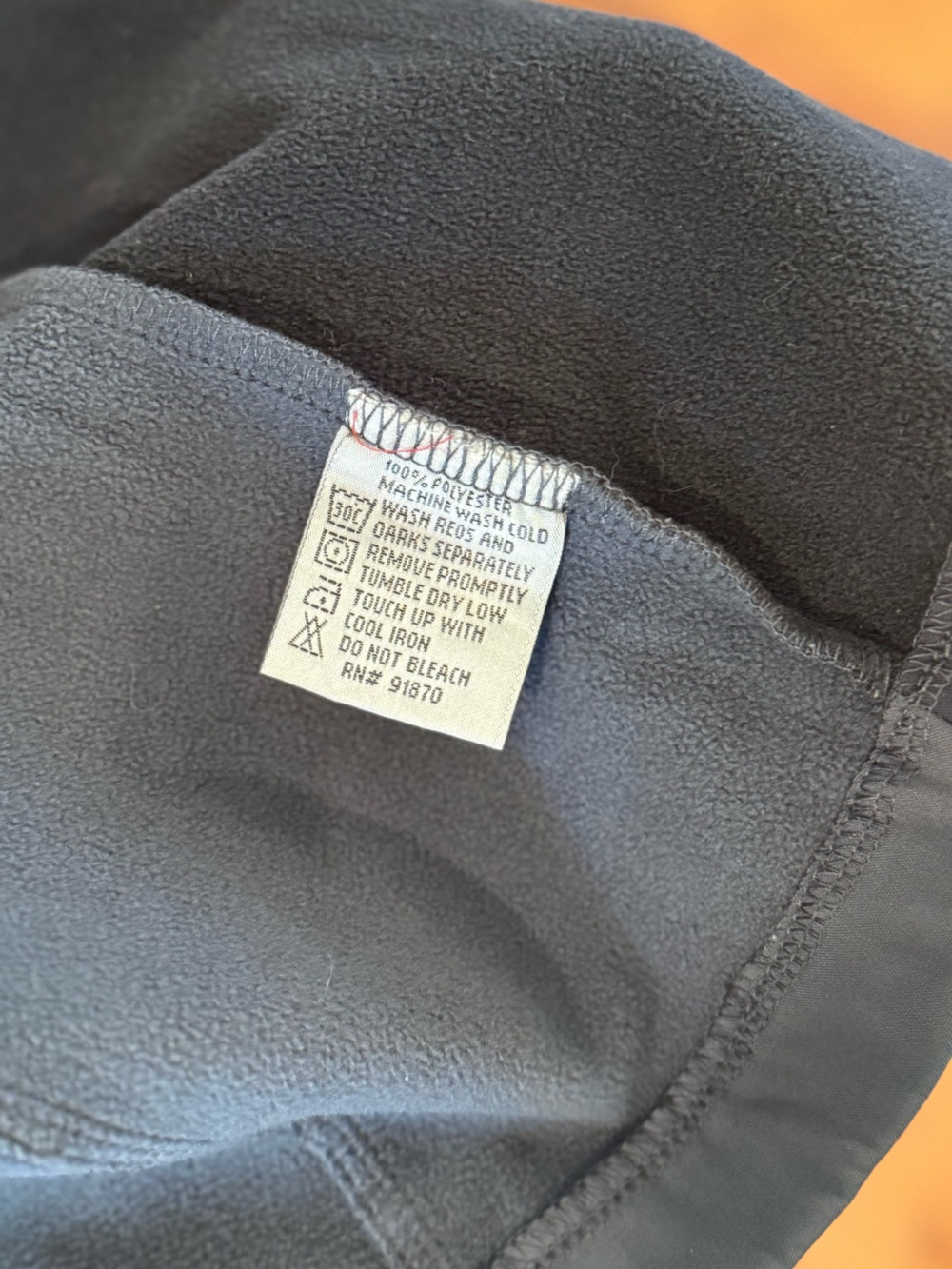 Women's Dark Gray Belted Softshell Jacket with Pink Trim (small) - Picture 8 of 8